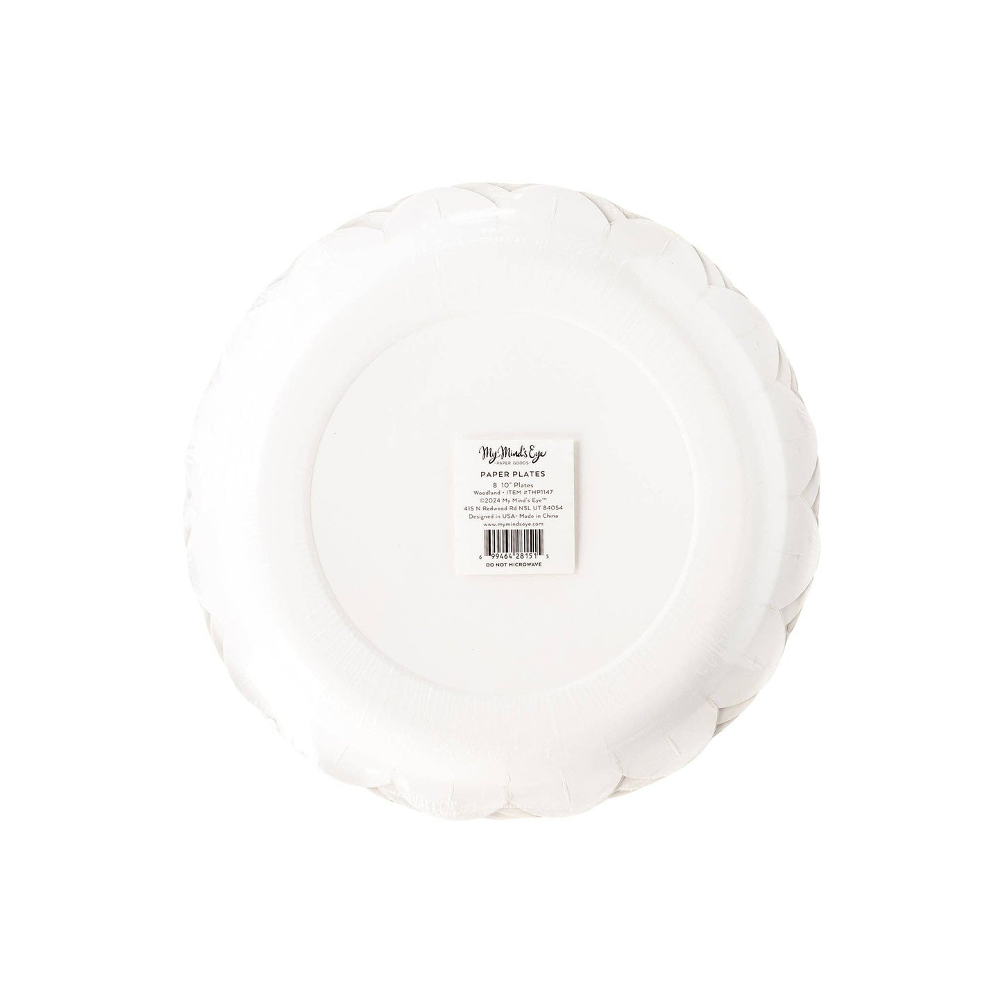 Woodland Toile Large Paper Plates - 8pk