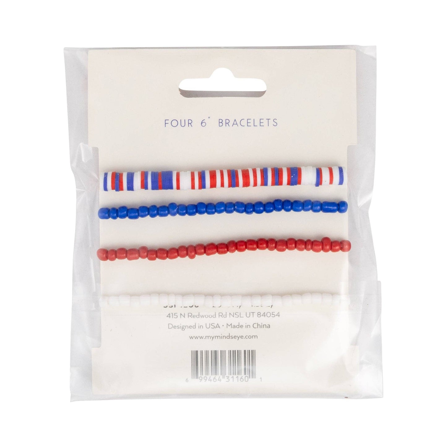 USA Assorted Friendship Bracelet Set - 4pk