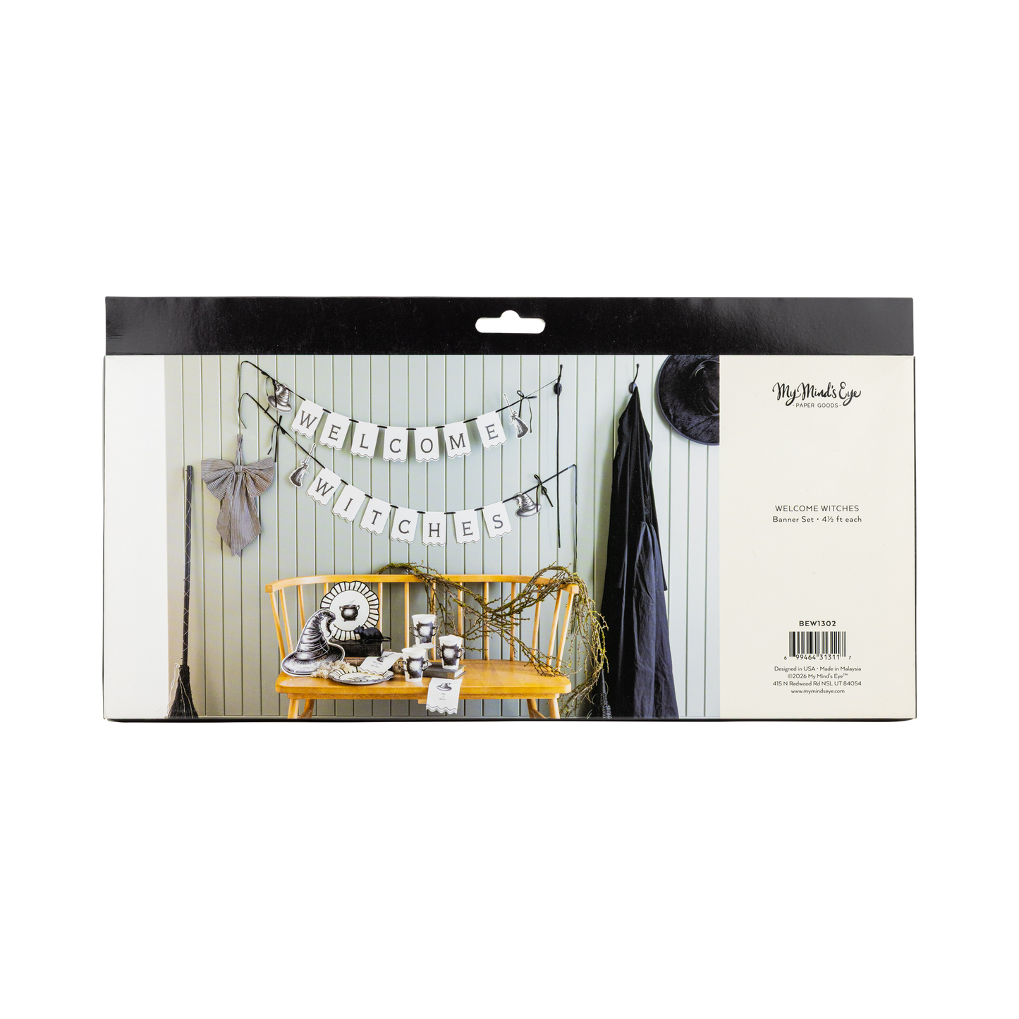 Welcome Witches Halloween Banner Set