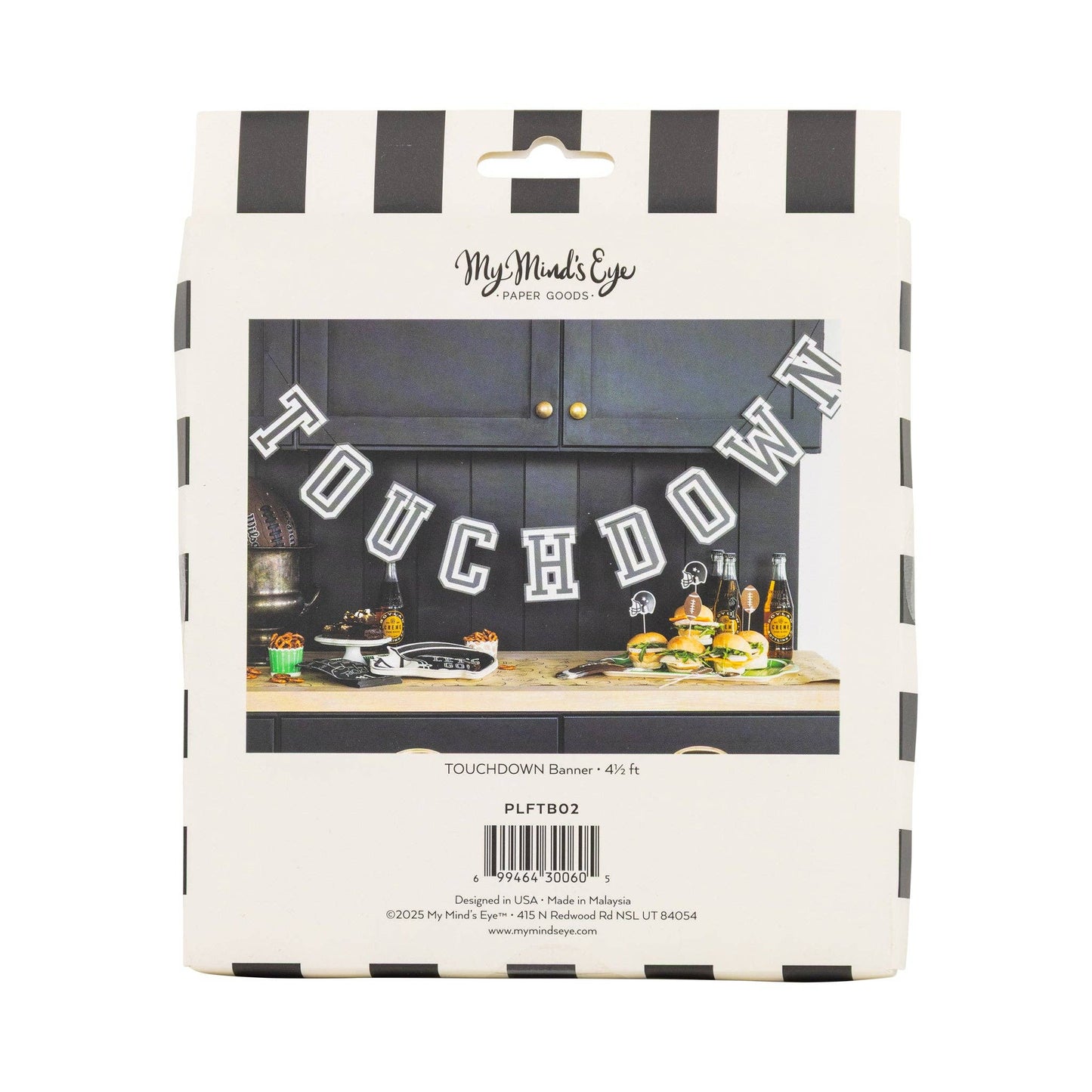 Football Party Touchdown Banner