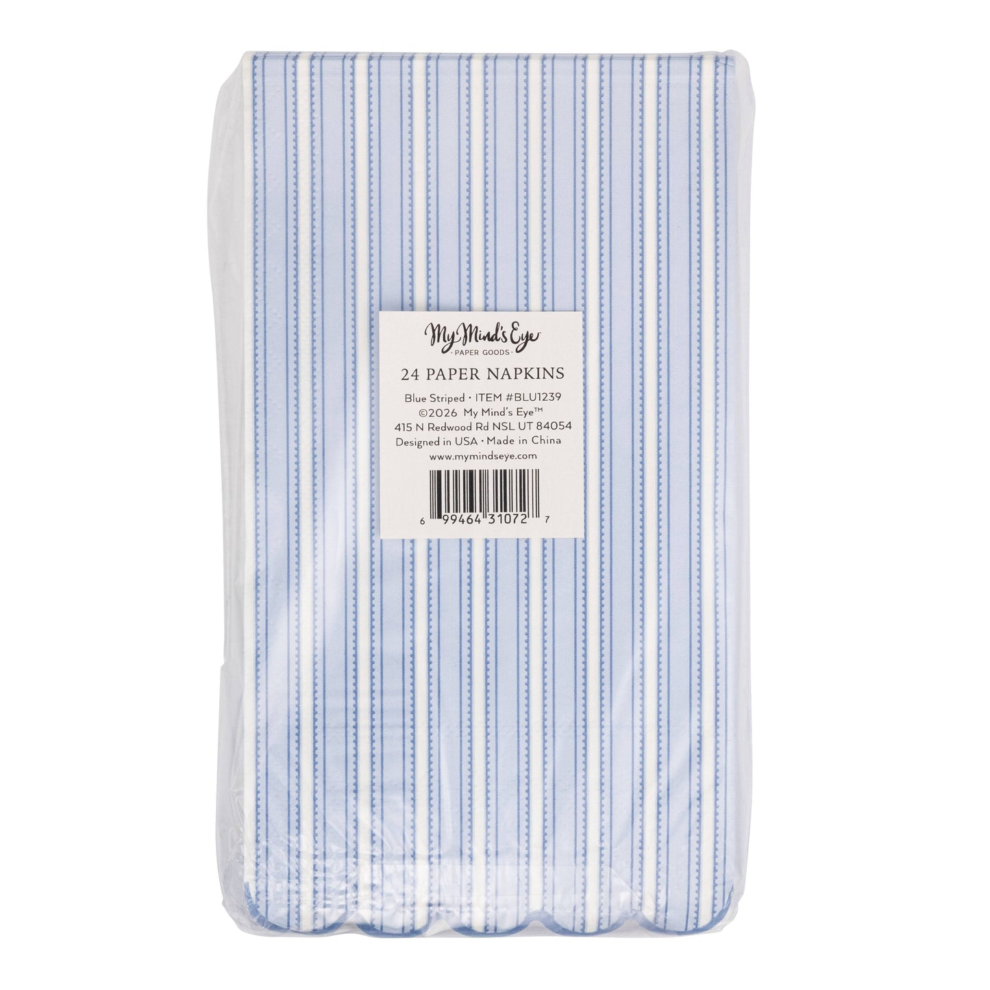 Bluehill Striped Dinner Napkins - 24pk