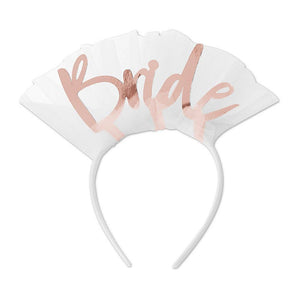 Bachelorette Party Bride Headband Veil Accessory