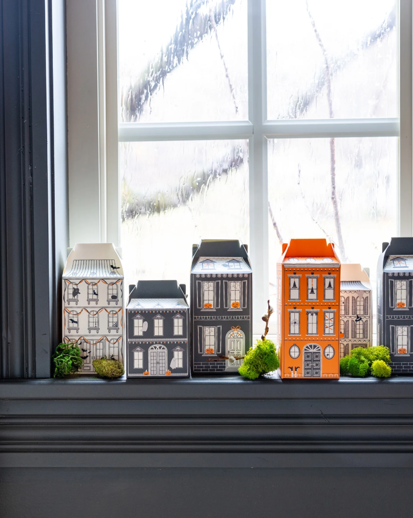 Halloween Village Party Favor Treat Boxes - 13pk