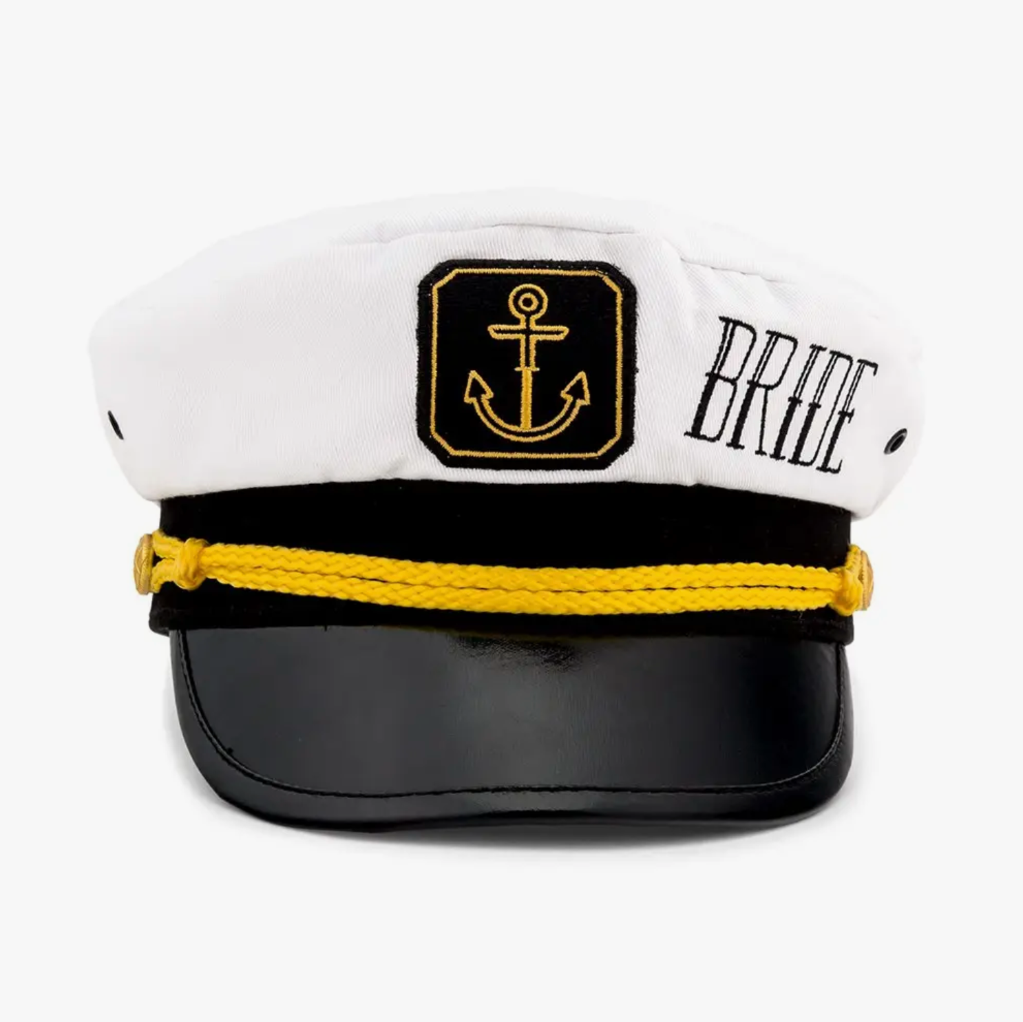 Nautical Bachelorette Party Captain Hat - Bride