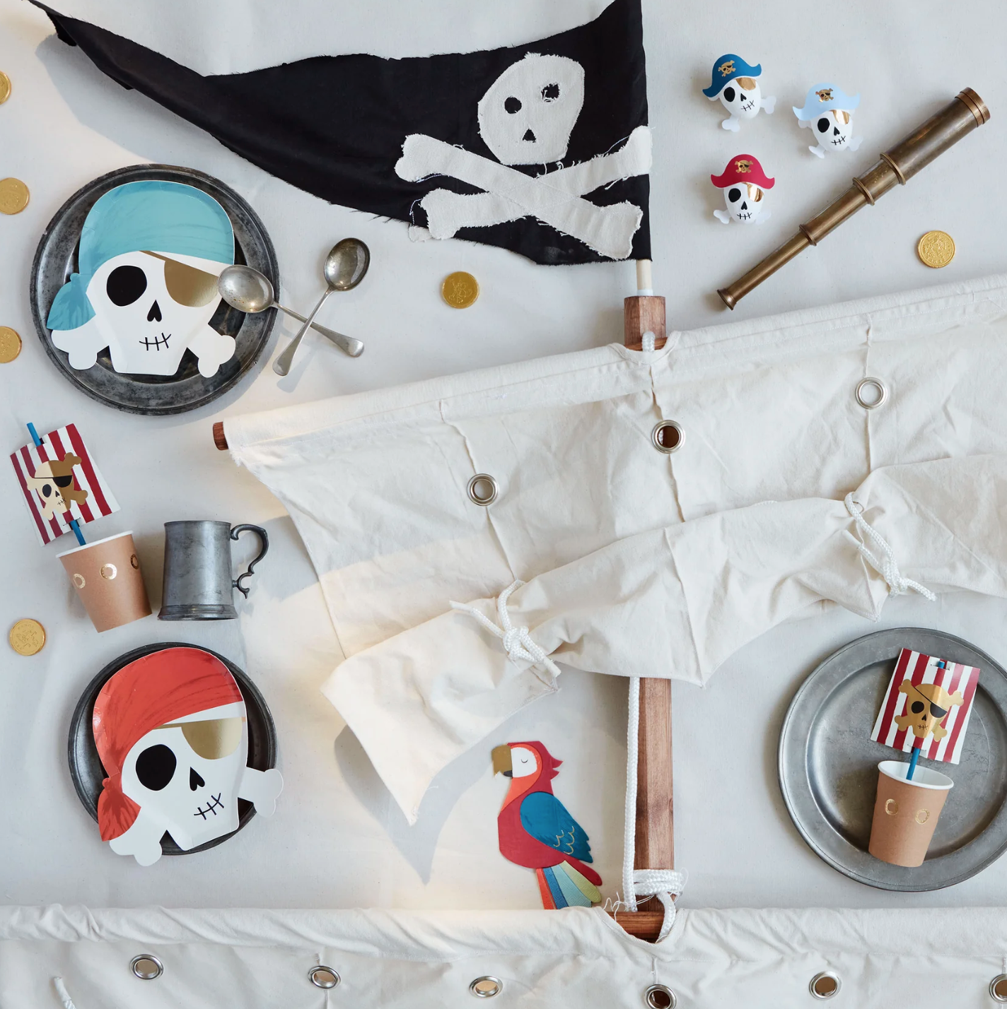 Pirate Assorted Party Plates