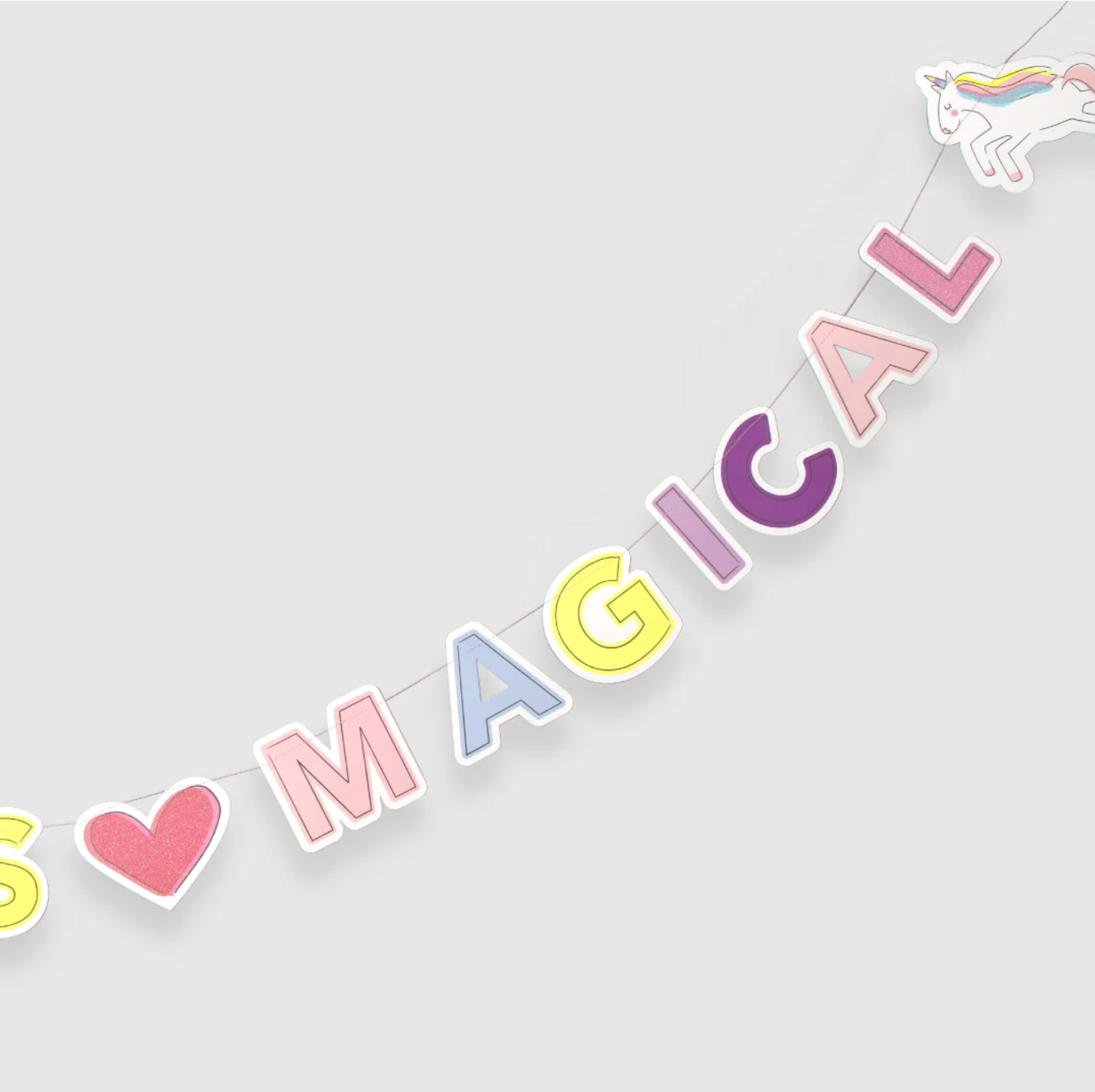 Today Is Magical Unicorn Party Banner