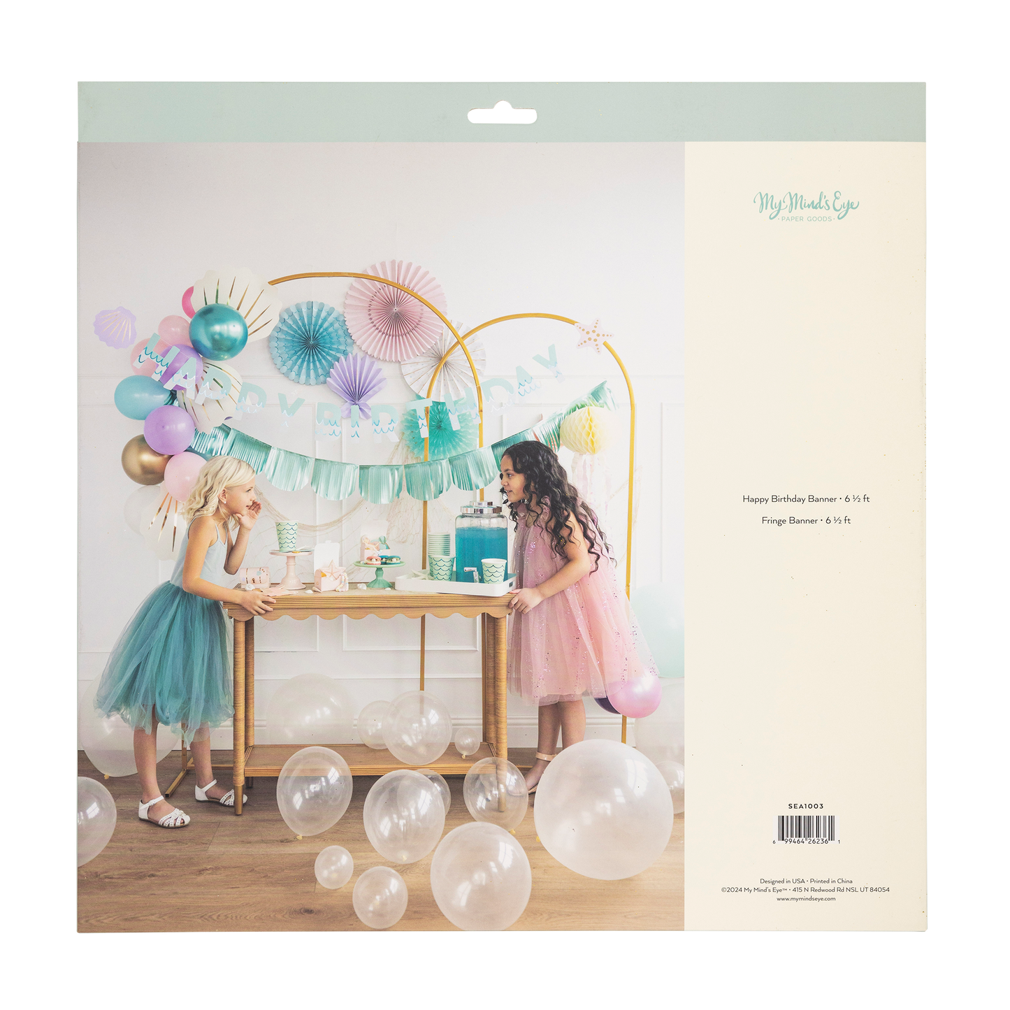 Under the Sea Happy Birthday Banner Set