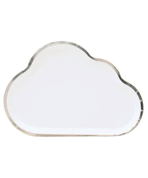 Novelty Party Plates - Cloud
