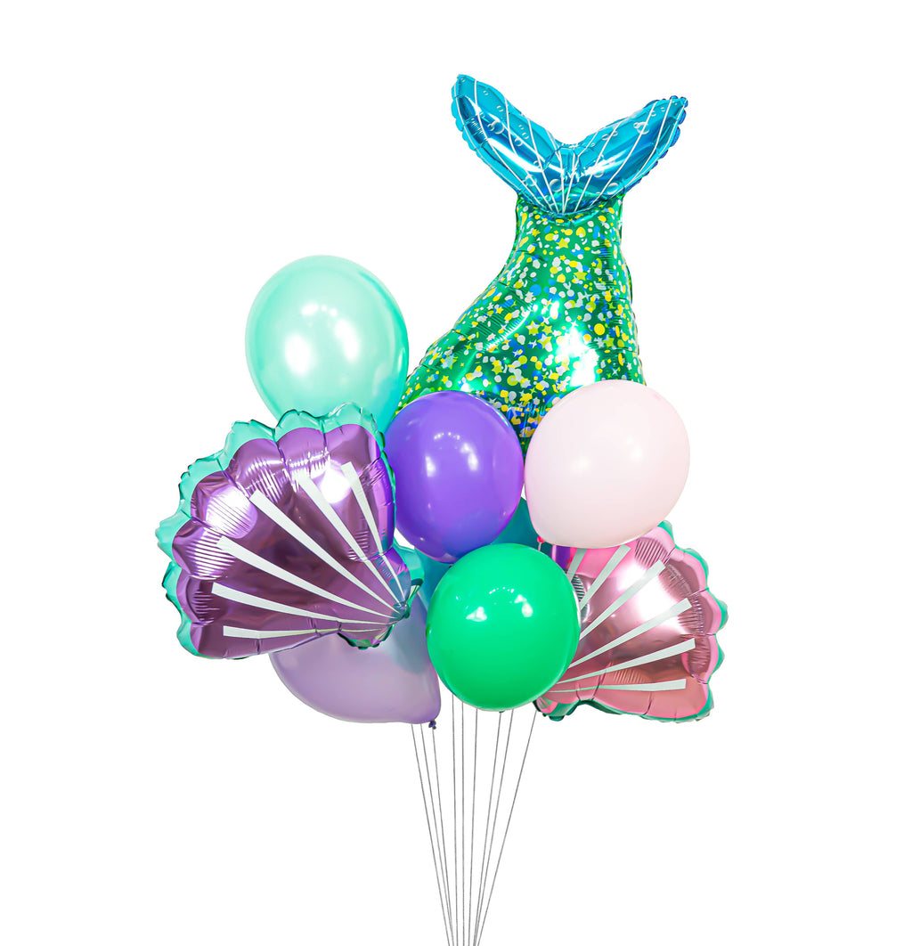 Mermaid Balloon Cluster