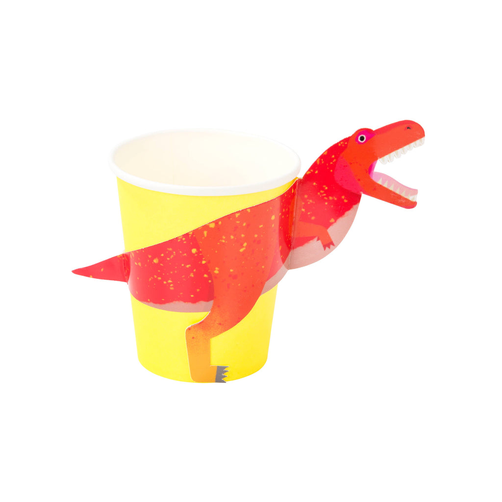 T-Rex Dinosaur Party Cups - 8