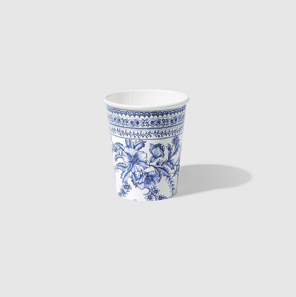 French Toile Paper Party Cups - 10pk