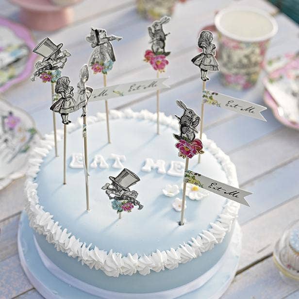 Talking Tables Inc Alice in Wonderland Party Picks 12ct | Party Themes