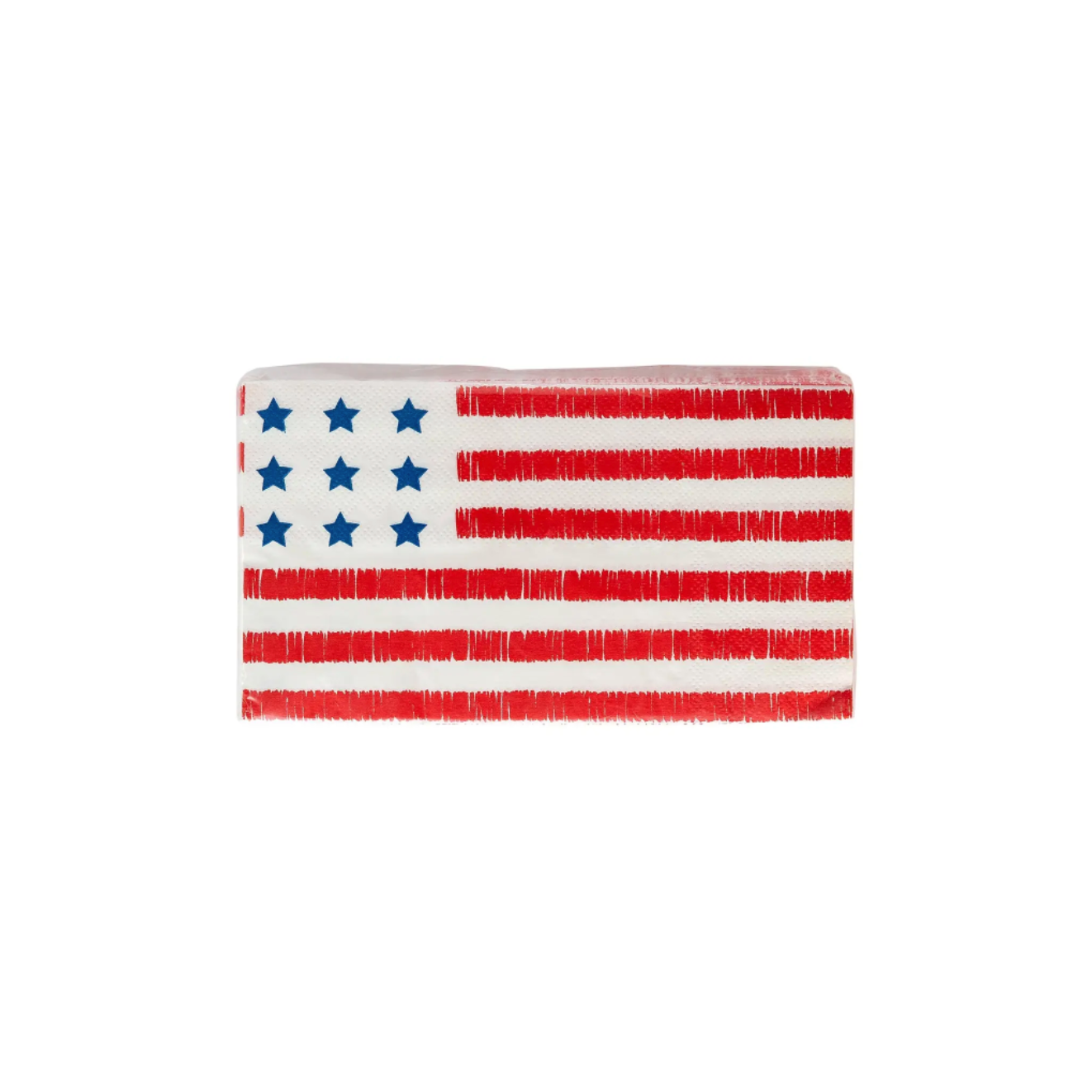 American Flag Paper Guest Towel Napkins - 24pk