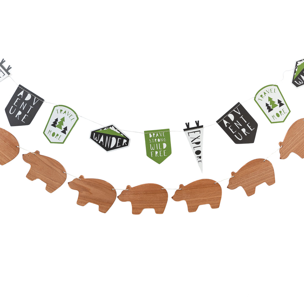 Adventure Party Patches and Bears Banner Set
