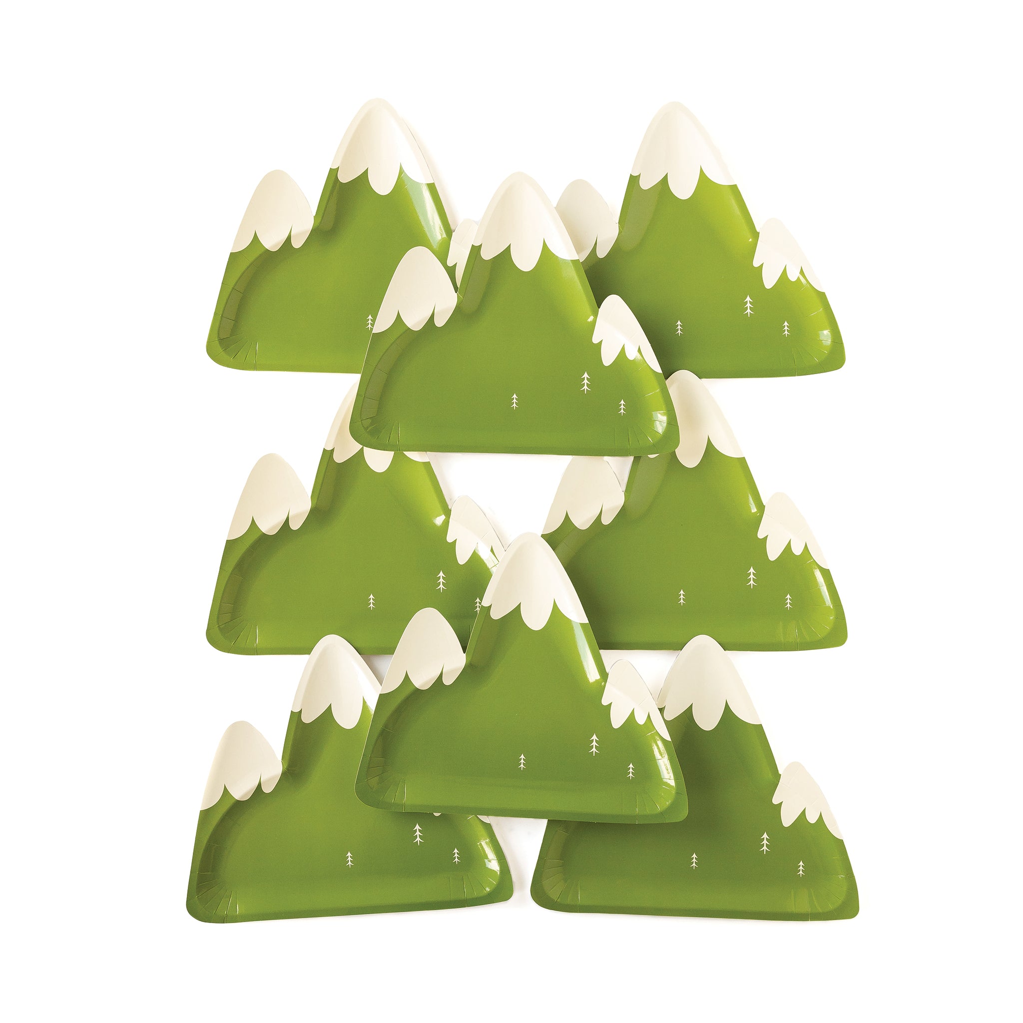 Adventure Mountain Shaped Party Plates