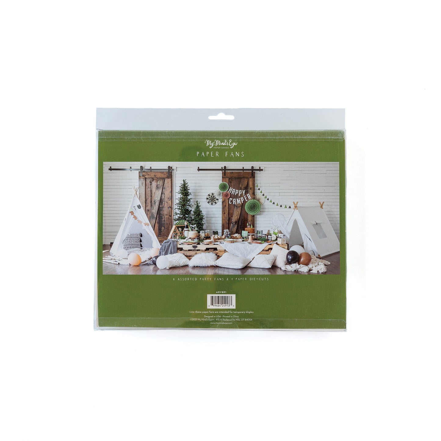 Camping Adventure Party Fans