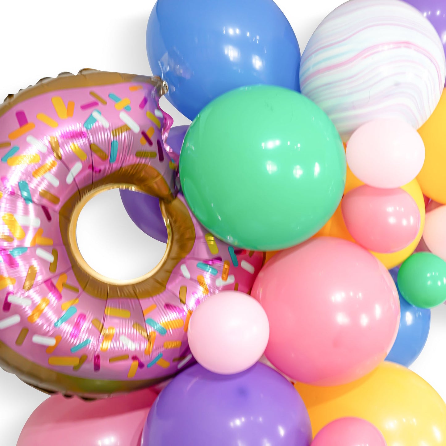 Donut Party Balloon Garland