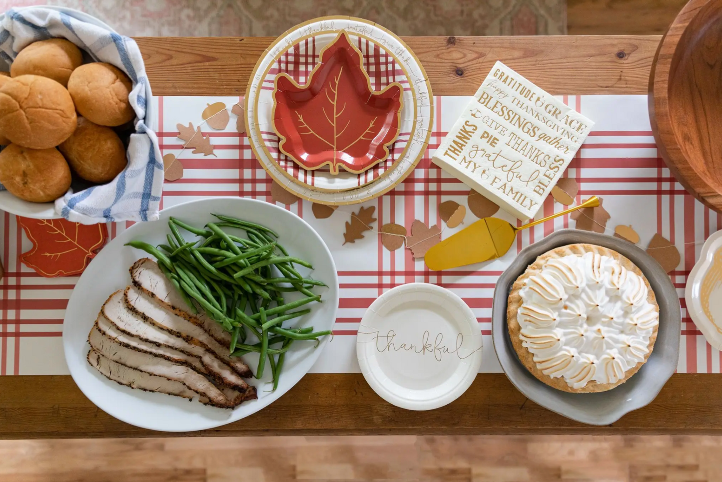 Harvest Thanksgiving Mini Leaves Banner Set
