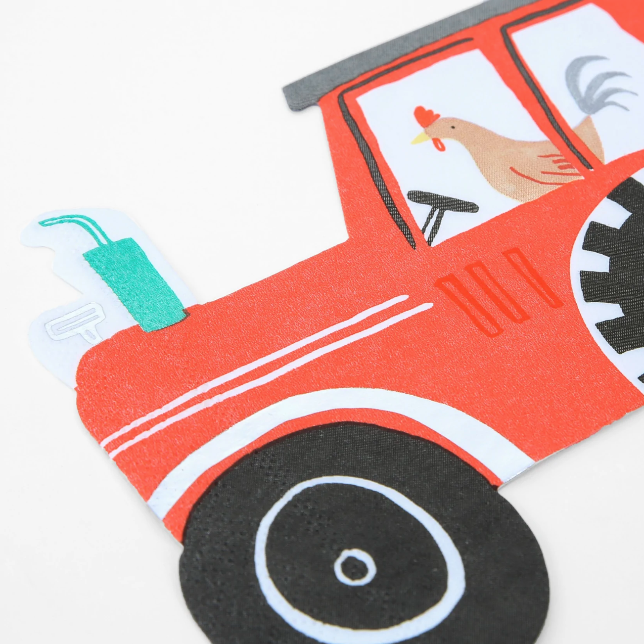 On The Farm Tractor Napkins - 16pk