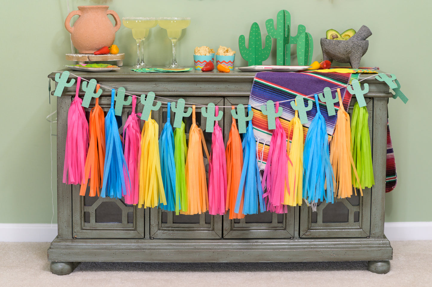 Cactus Fiesta Party Banner