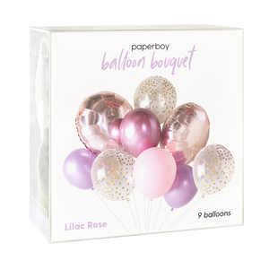 Balloon Bouquet - Lilac Rose