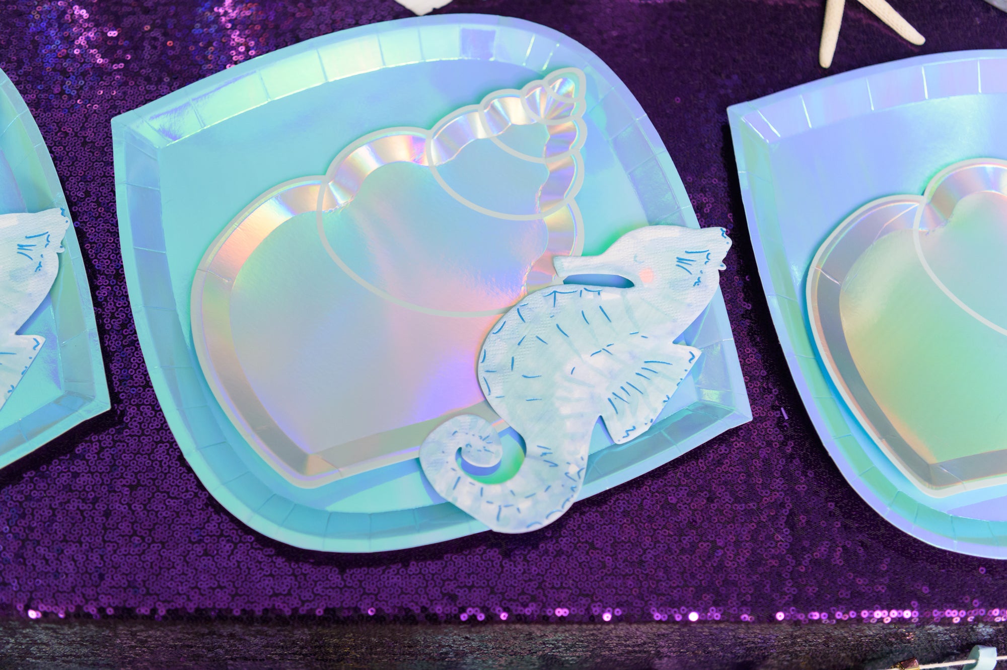 Seashell Party Plates - 8 Pk.
