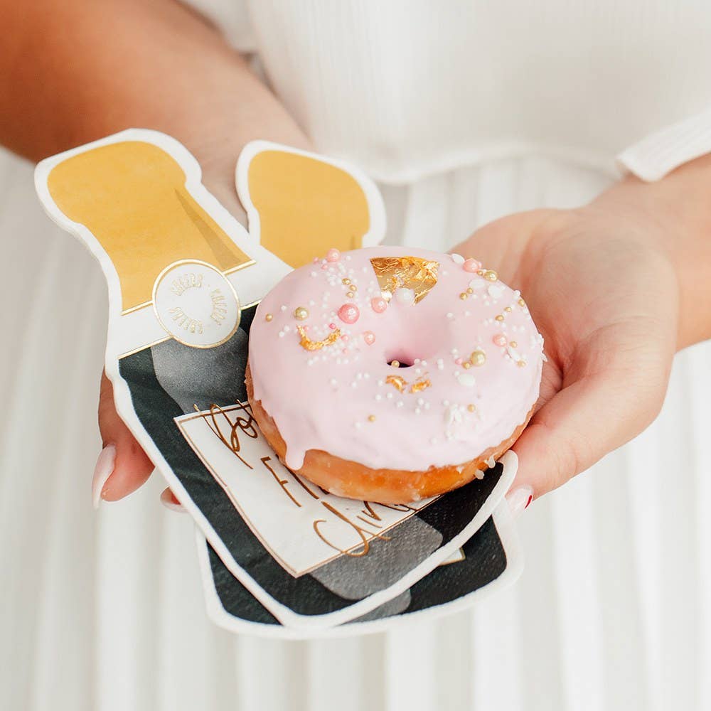 Champagne Bottle Pop Fizz Clink Paper Party Napkins