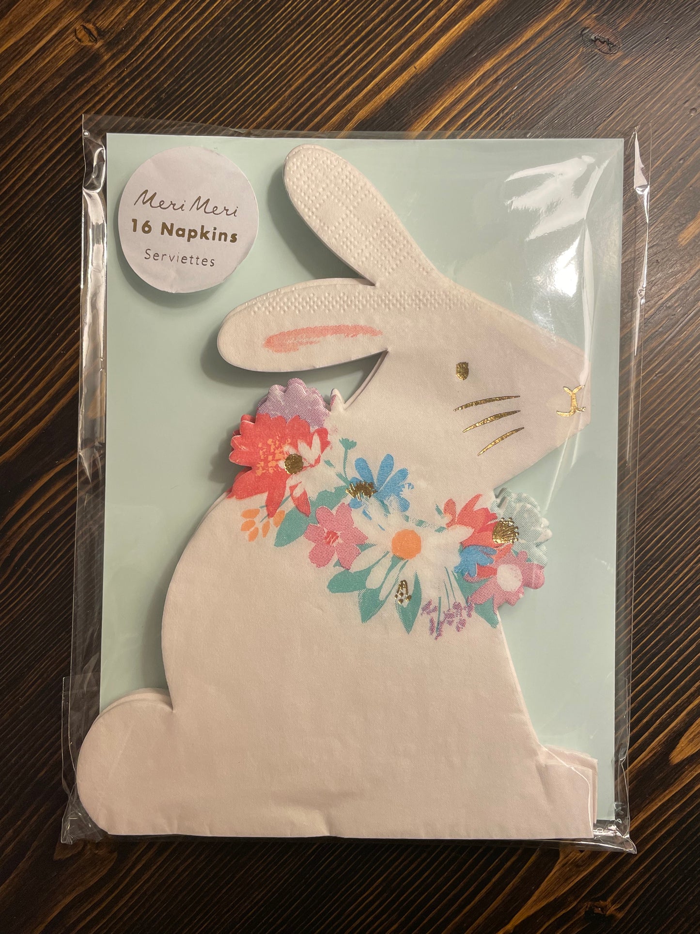 Spring Bunny Napkins (set of 16)