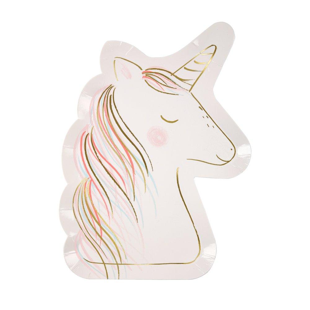 Magical Unicorn Party Plates