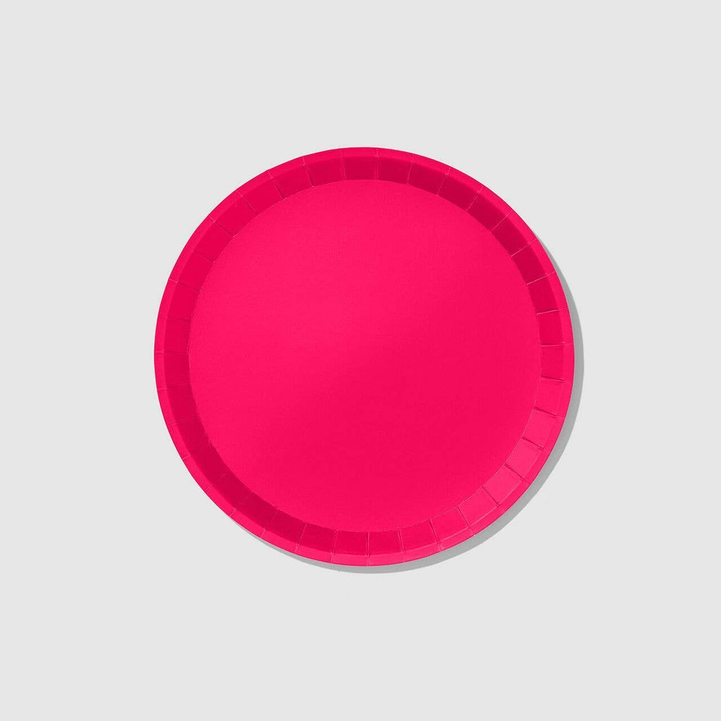 Hot Pink Classic Large Plates (10 Count)