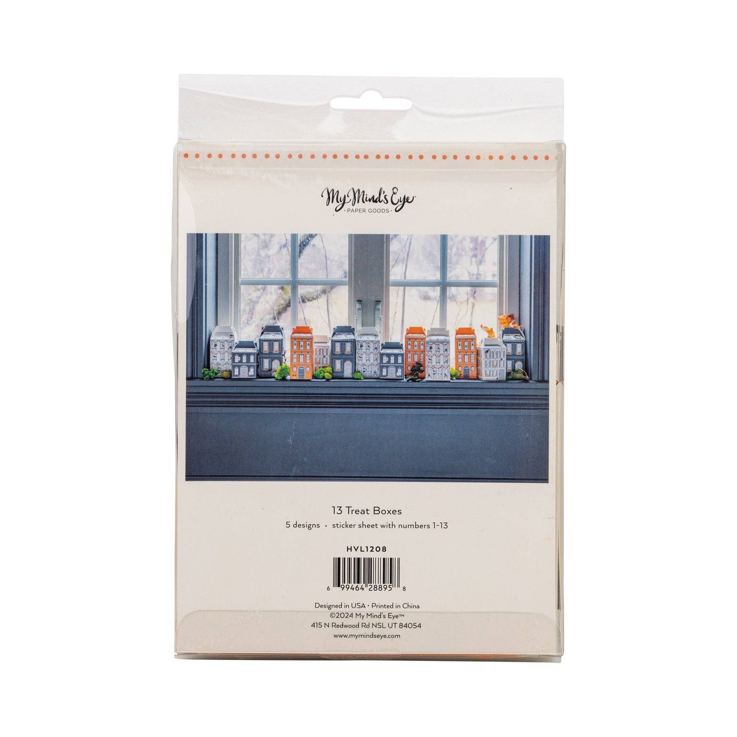 Halloween Village Party Favor Treat Boxes - 13pk