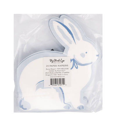 Bunny Shaped Paper Napkins - 24pk