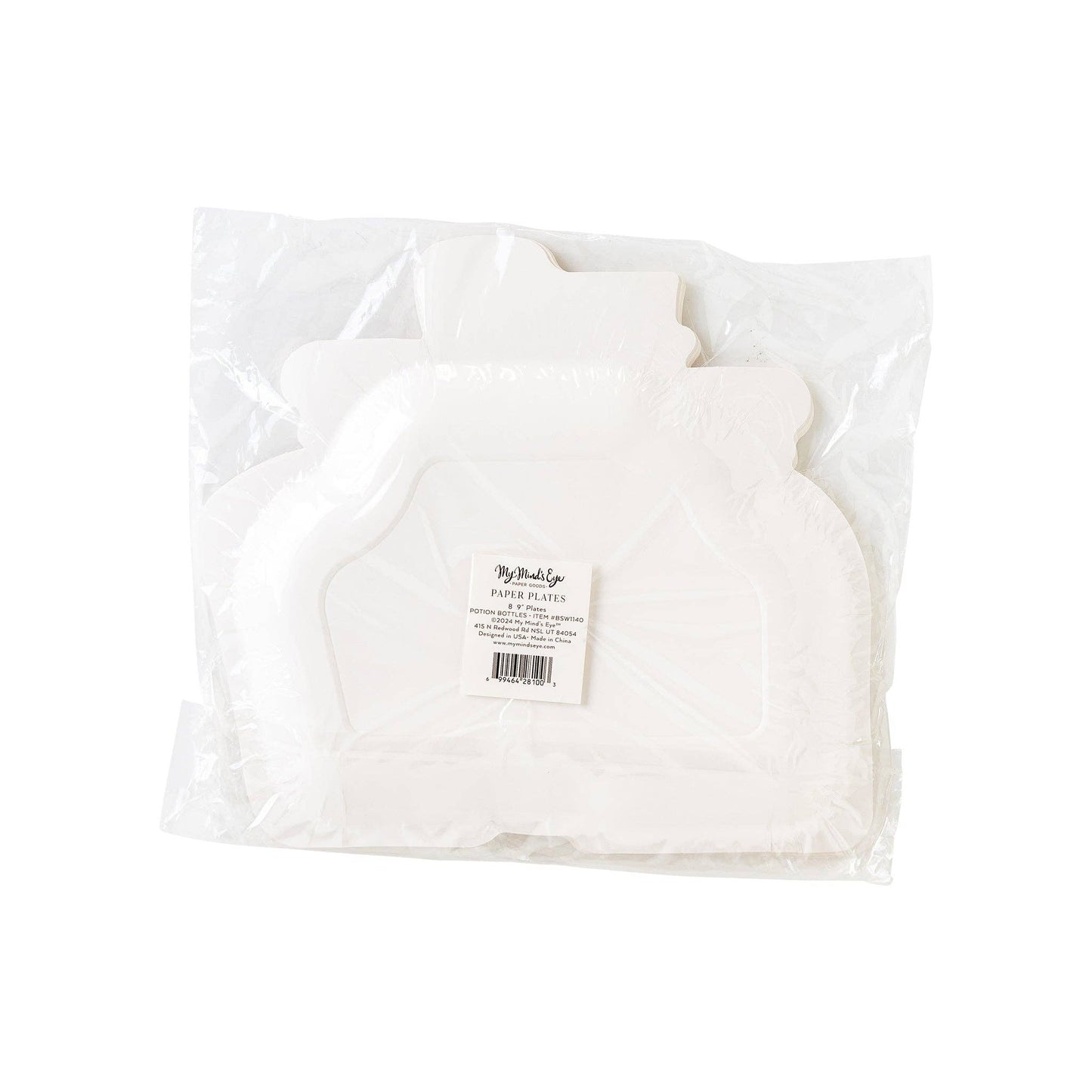 Hocus Pocus Potion Shaped Paper Plates - 8pk