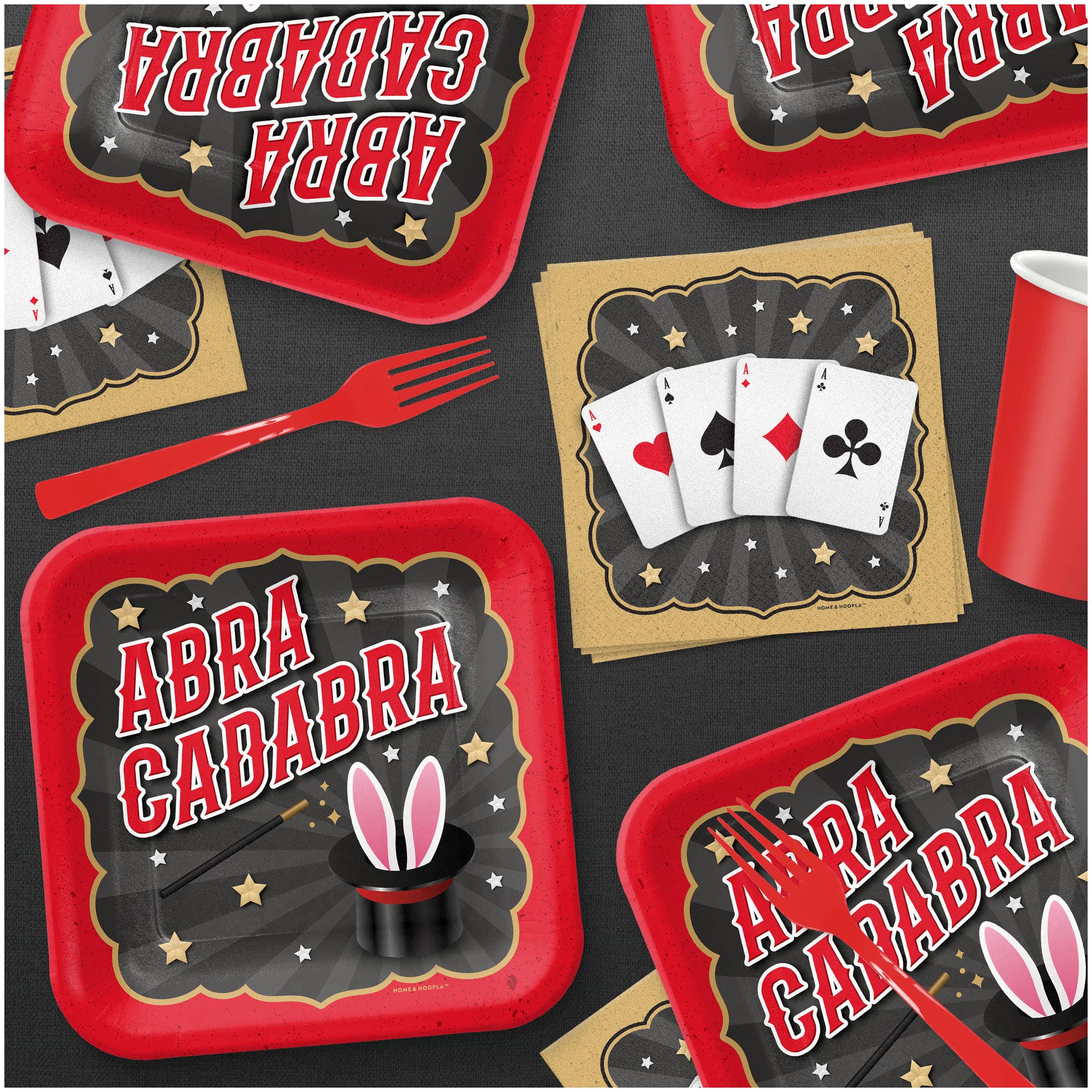 Magic Party Abracadabra Small Paper Plates - 16pk