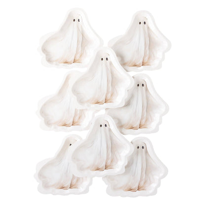 Halloween Ghost Paper Plates - 8pk