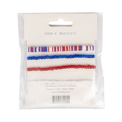 USA Assorted Friendship Bracelet Set - 4pk