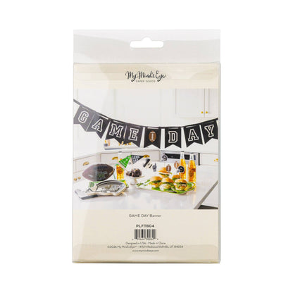 Game Day Football Ribbon Banner