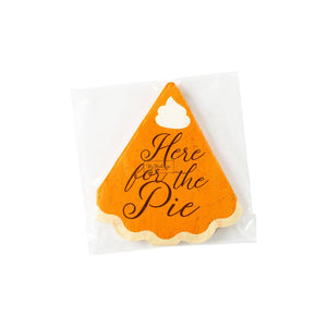 Thanksgiving Pumpkin Pie Slice Napkins - 24pk