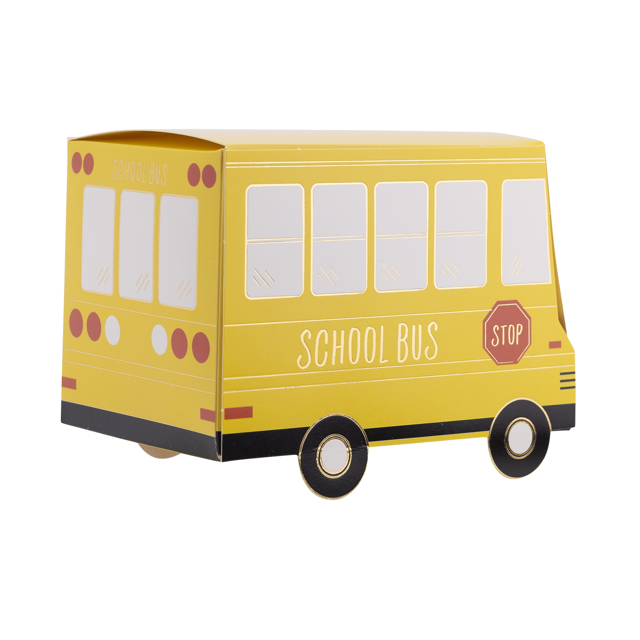 School Bus Party Favor Treat Boxes - 8pk