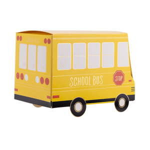 School Bus Party Favor Treat Boxes - 8pk