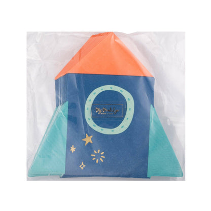 Rocket Shaped Paper Napkins - 18pk