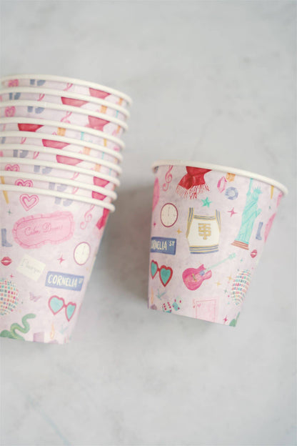 Swifty Era Icons Paper Party Cups - 10pk