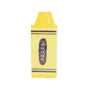 Back to School Assorted Crayon Large Napkins - 16 Pk.