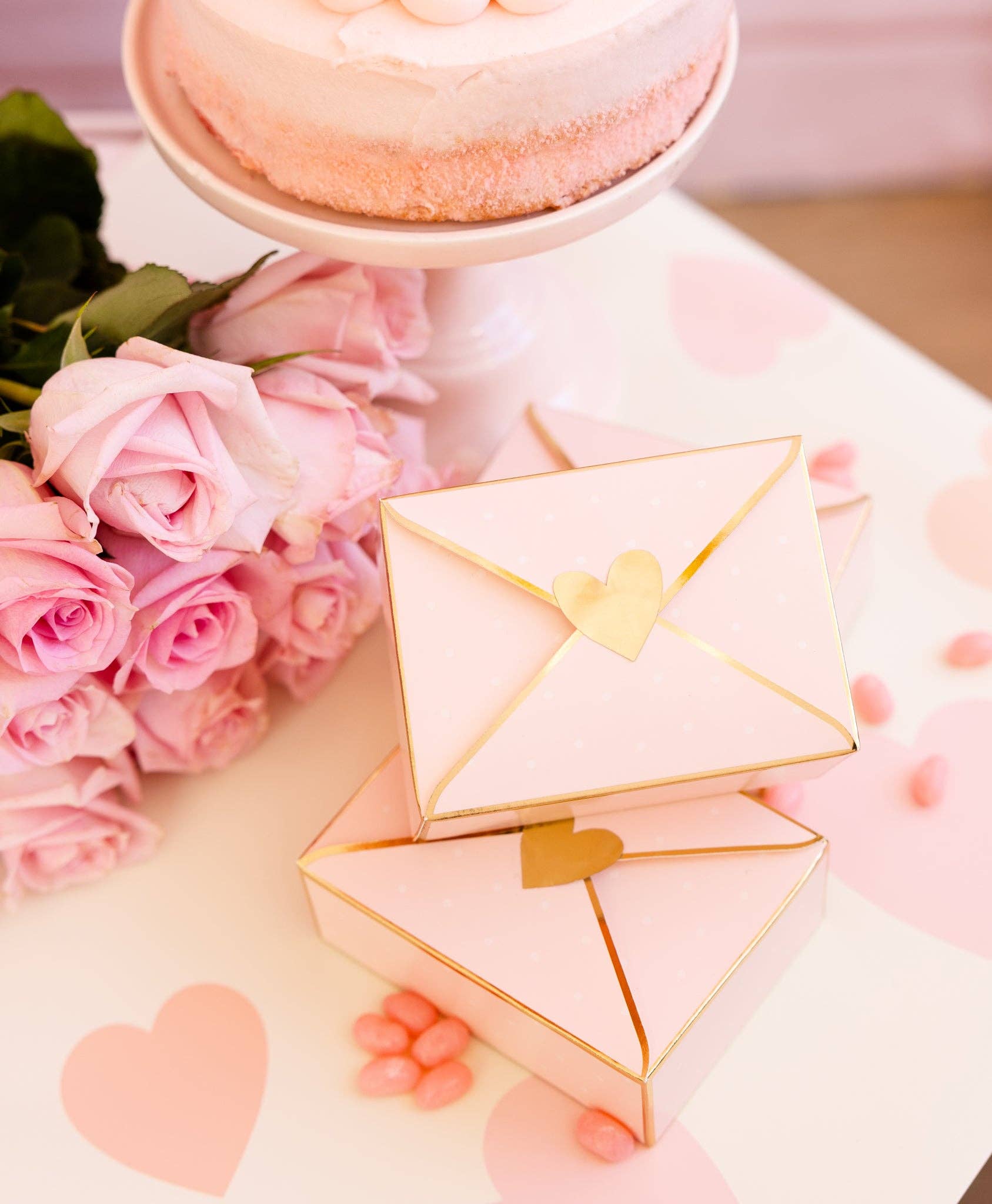 Valentine's Day Envelope Treat Boxes