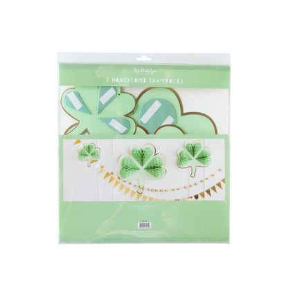 Shamrock Honeycomb Hanging Party Decoration