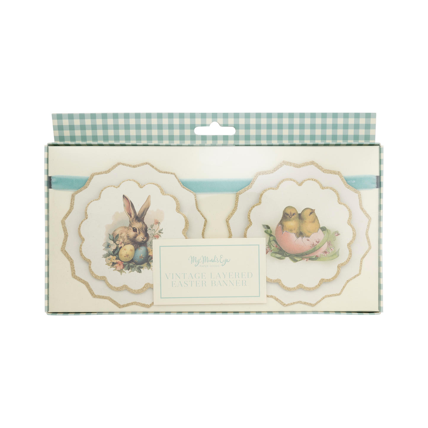 Vintage Layered Easter Banner