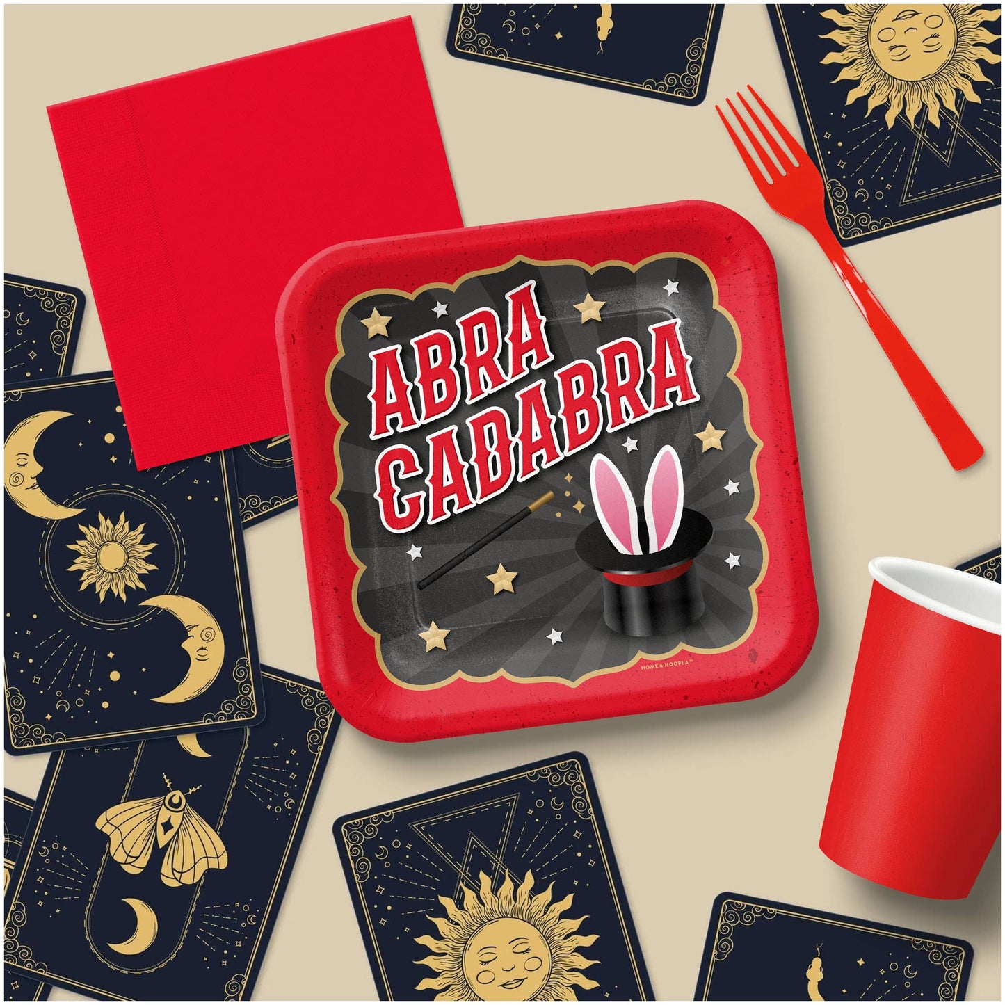 Magic Party Abracadabra Small Paper Plates - 16pk