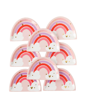 Rainbow Shaped Party Plates