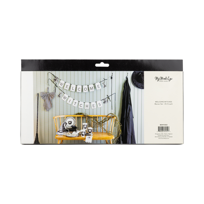 Welcome Witches Halloween Banner Set