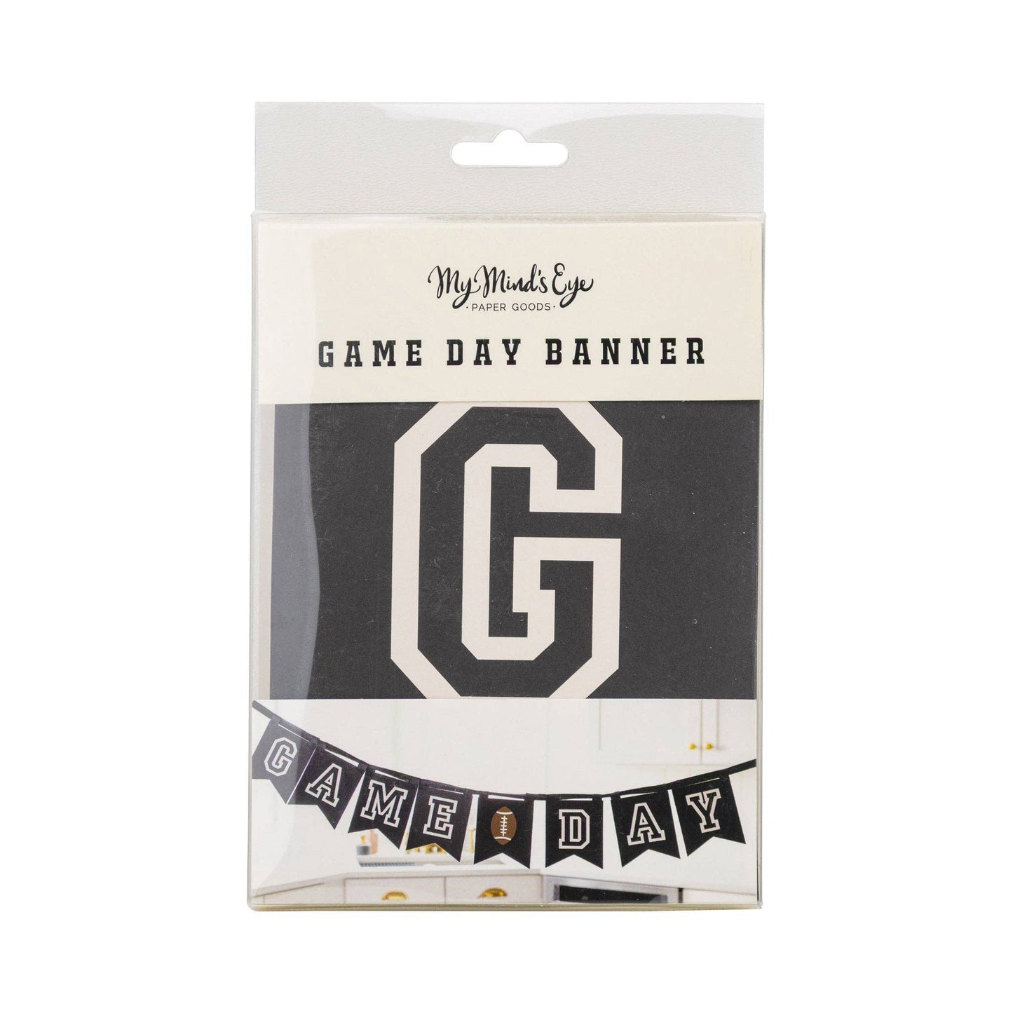 Game Day Football Ribbon Banner